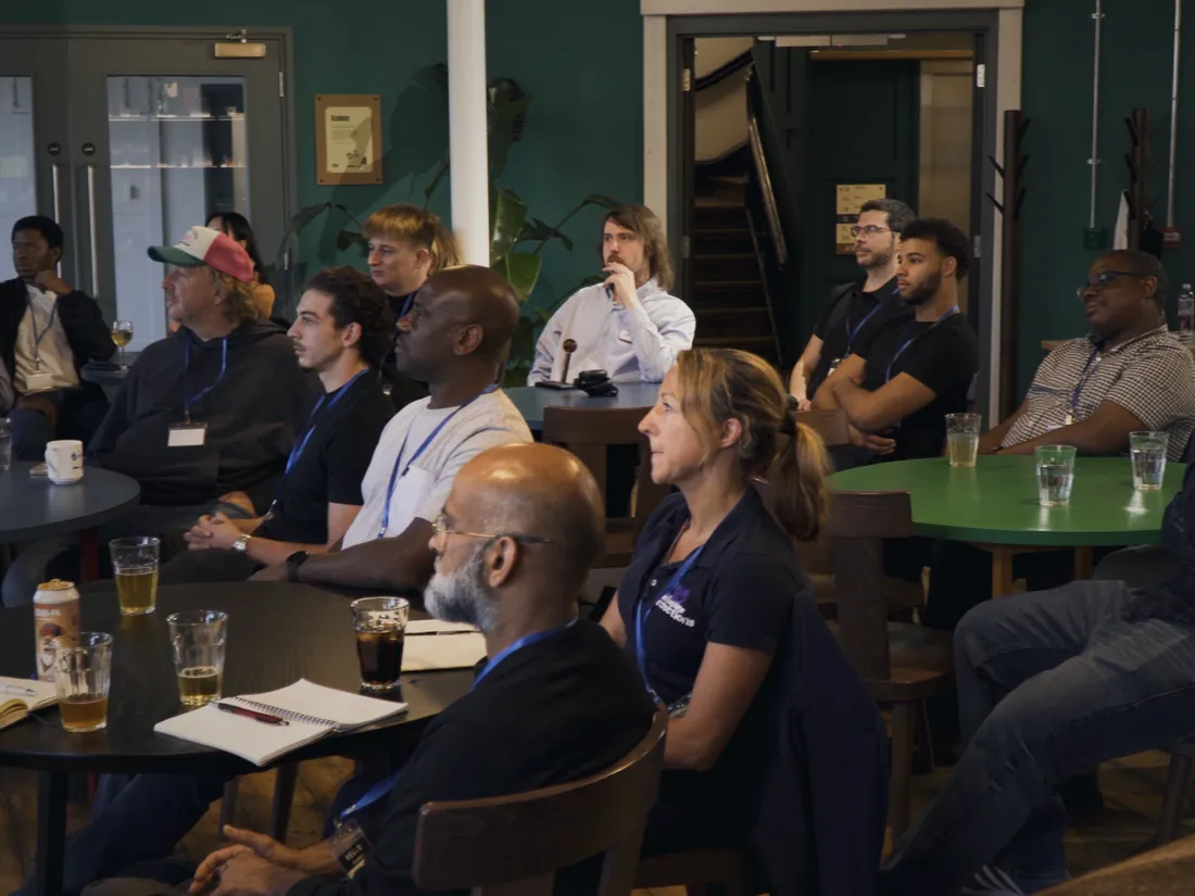Business owners listening at AI for Business, Bournemouth