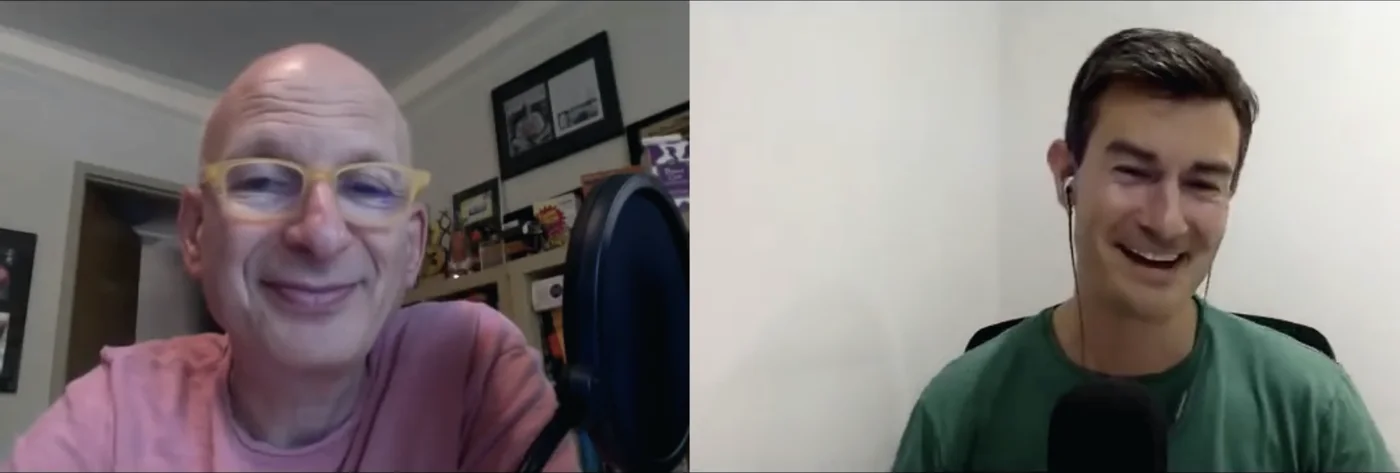 Christian Rodwell interviewing Seth Godin for Escape the Rat Race Radio
